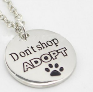 Don't shop adopt rond ketting