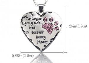 Ketting forever in my heart hond
