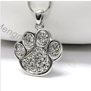 Ketting met honden of katten pootje