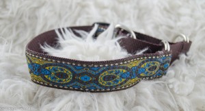 Martingale halsband 2,5 cm breed