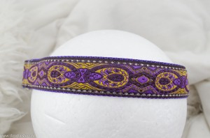 Martingale halsband paars
