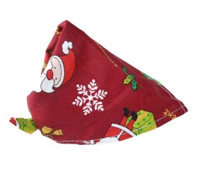 Bandana hond kerstmotief