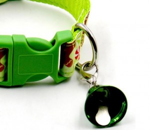 Halsband hond kerst groen