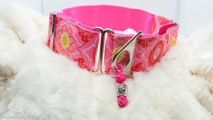 Martingale halsband roze