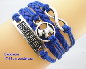 Armband Diep Blauw