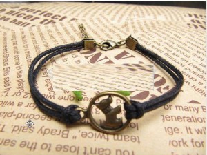 Armband hondje zwart